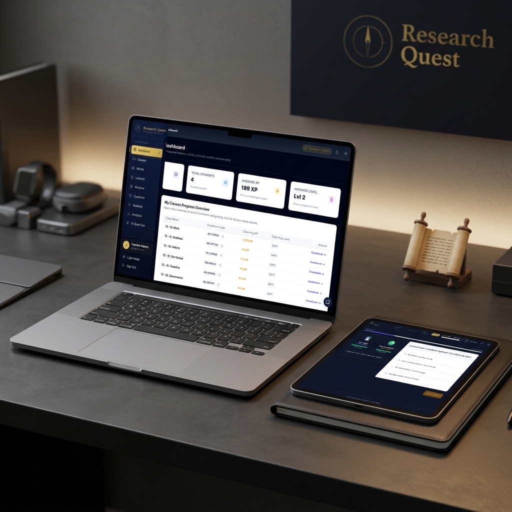 Research Quest — Gamified LMS
